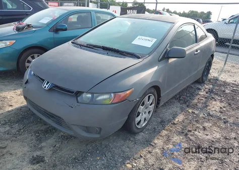2008 Honda Civic Lx z USA, uszkodzony, nr VIN 2HGFG12678H518094